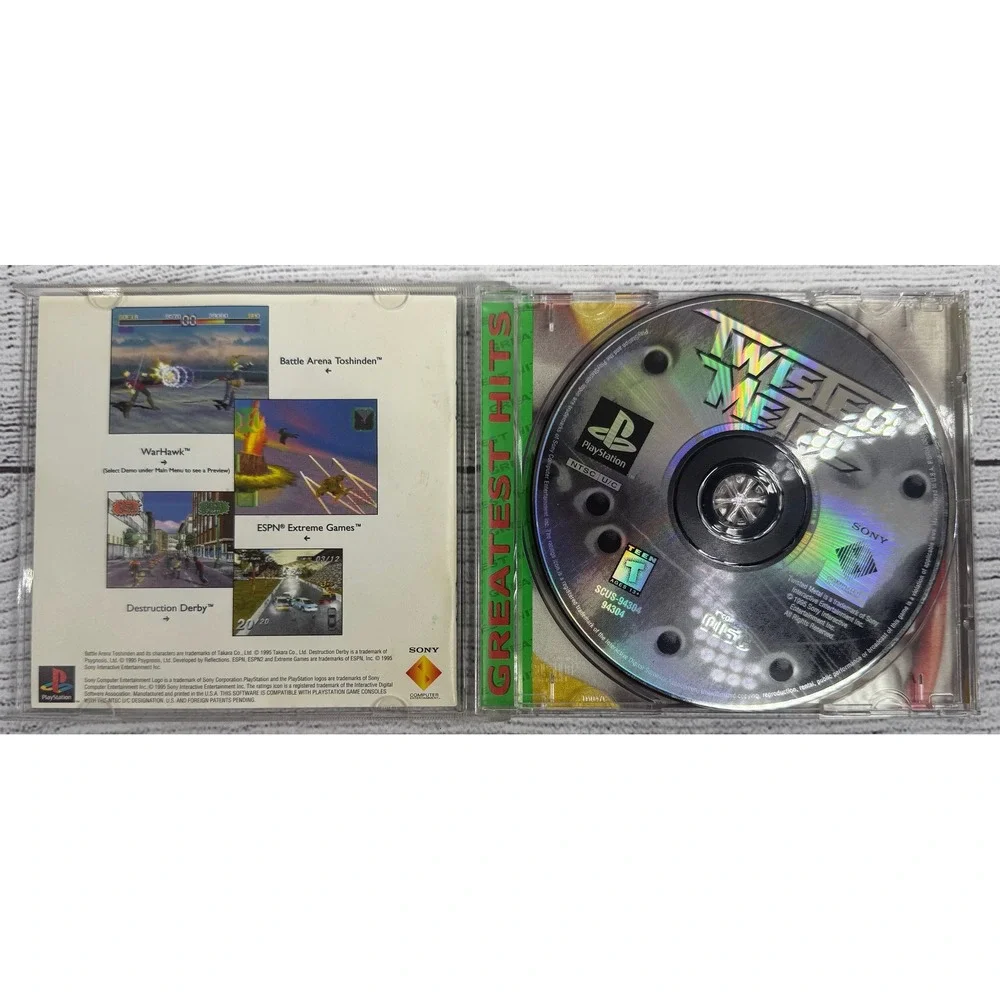 Twisted Metal‎ (Sony PlayStation 1, 1995) PS1 Complete